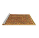 Sideview of Machine Washable Oriental Brown Traditional Rug, wshcon1662brn