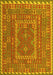 Oriental Yellow Traditional Rug, con1662yw