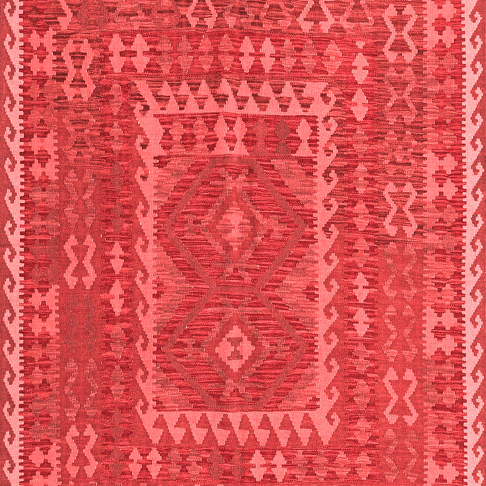 Machine Washable Oriental Red Traditional Rug, wshcon1662red
