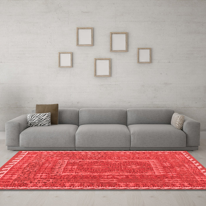 Traditional Red Washable Rugs