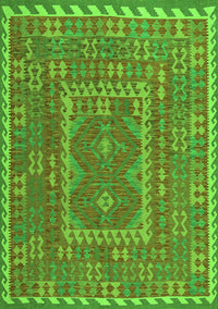 Oriental Green Traditional Rug, con1662grn