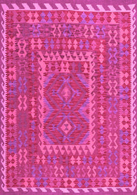 Oriental Pink Traditional Rug, con1662pnk