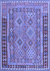 Southwestern Blue Country Rug, con1663blu