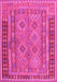 Southwestern Pink Country Rug, con1663pnk