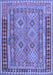 Southwestern Blue Country Rug, con1663blu