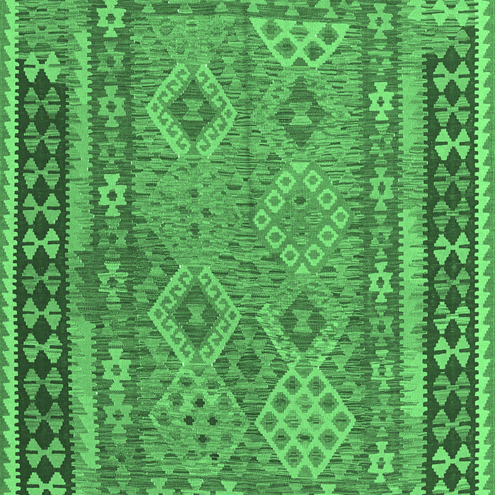 Southwestern Emerald Green Country Rug, con1663emgrn