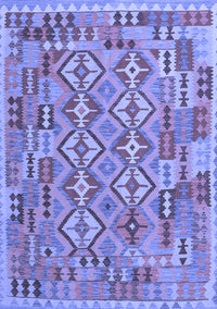 Southwestern Blue Country Rug, con1664blu