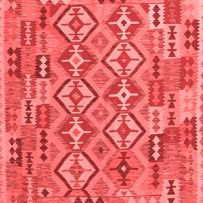 Machine Washable Southwestern Red Country Rug, wshcon1664red