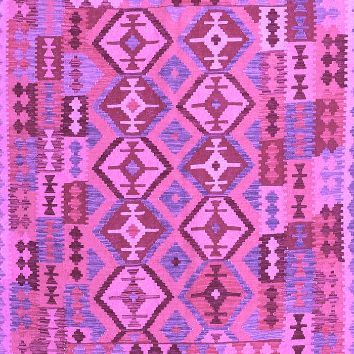 Machine Washable Southwestern Purple Country Area Rugs, wshcon1664pur