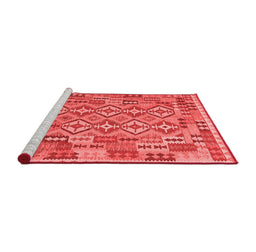 Country Red Washable Rugs