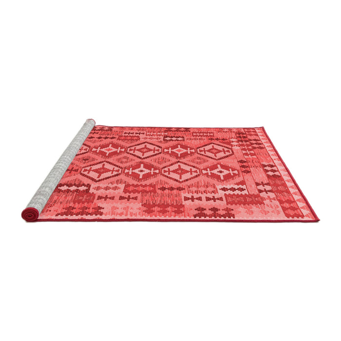 Country Red Washable Rugs