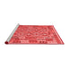 Country Red Washable Rugs