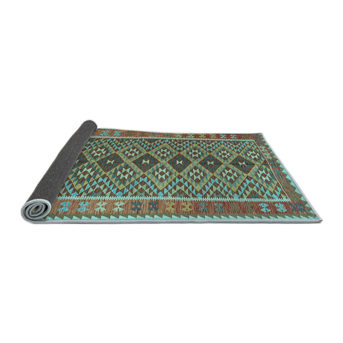 Sideview of Oriental Light Blue Traditional Rug, con1665lblu