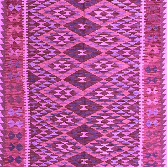 Machine Washable Oriental Purple Traditional Area Rugs, wshcon1665pur