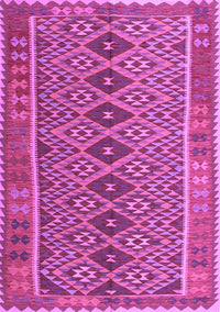 Oriental Purple Traditional Rug, con1665pur