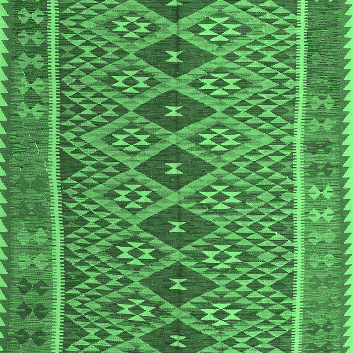 Oriental Emerald Green Traditional Rug, con1665emgrn
