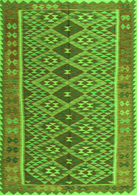 Oriental Green Traditional Rug, con1665grn