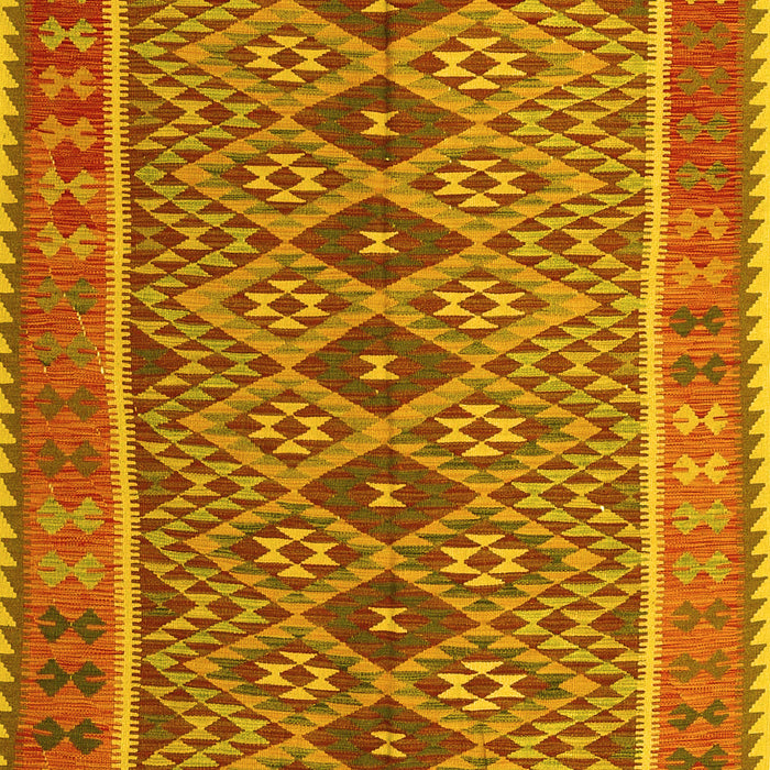 Oriental Yellow Traditional Rug, con1665yw