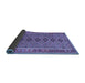 Sideview of Oriental Blue Traditional Rug, con1665blu