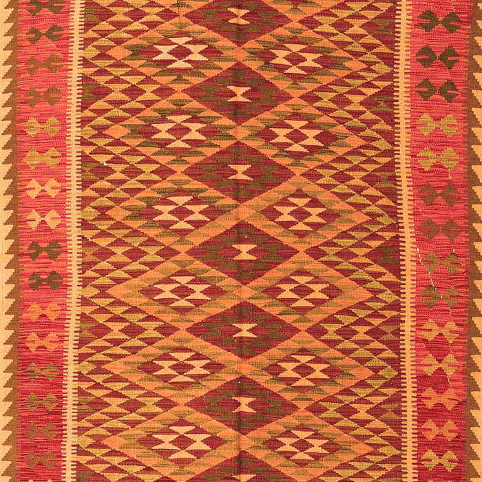 Oriental Orange Traditional Rug, con1665org