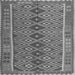 Serging Thickness of Oriental Gray Traditional Rug, con1665gry