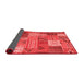 Patchwork Red Transitional Area Rugs