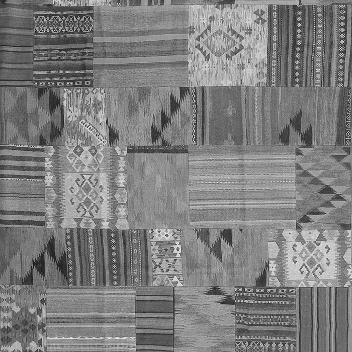 Patchwork Gray Transitional Rug, con1667gry