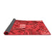 Patchwork Red Transitional Area Rugs