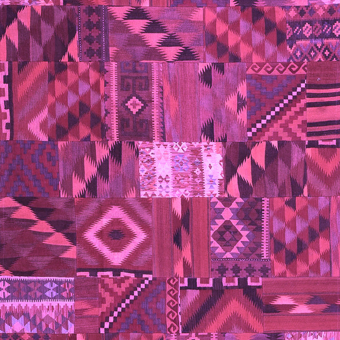 Patchwork Purple Transitional Rug, con1668pur