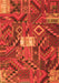 Serging Thickness of Machine Washable Patchwork Orange Transitional Area Rugs, wshcon1668org