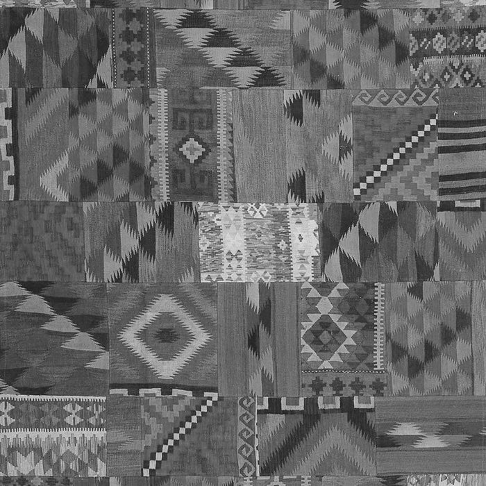 Patchwork Gray Transitional Rug, con1668gry