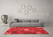 Transitional Red Washable Rugs