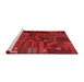 Transitional Red Washable Rugs