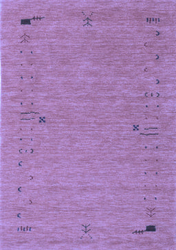 Abstract Blue Contemporary Rug, con166blu