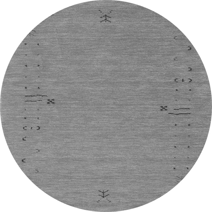 Square Abstract Gray Contemporary Rug, con166gry