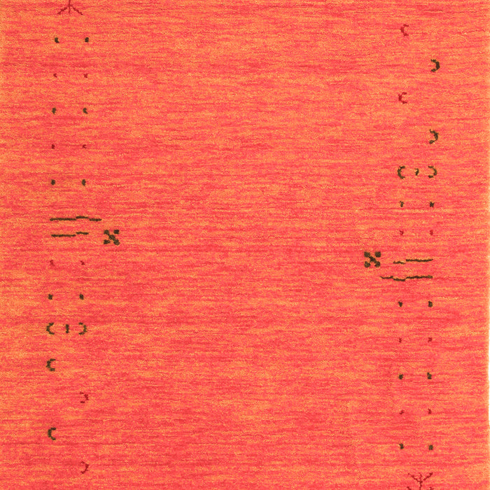 Serging Thickness of Machine Washable Abstract Orange Contemporary Area Rugs, wshcon166org