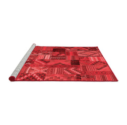 Transitional Red Washable Rugs