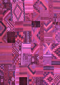 Patchwork Purple Transitional Rug, con1670pur