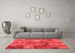 Transitional Red Washable Rugs