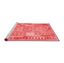 Contemporary Red Washable Rugs