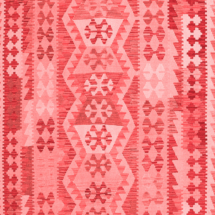 Abstract Red Contemporary Area Rugs