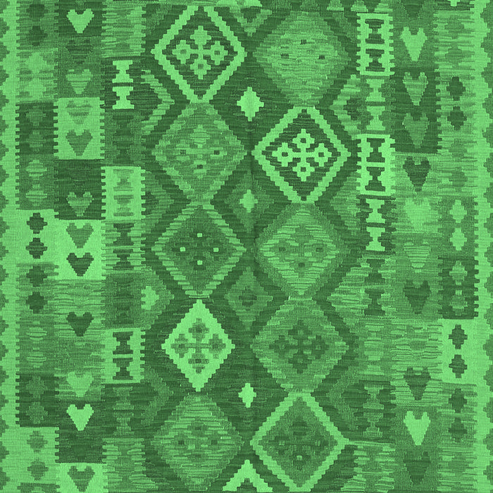 Oriental Emerald Green Traditional Rug, con1673emgrn