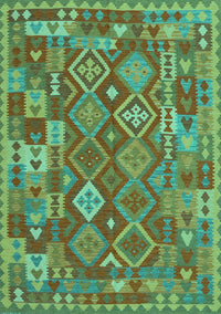 Oriental Turquoise Traditional Rug, con1673turq