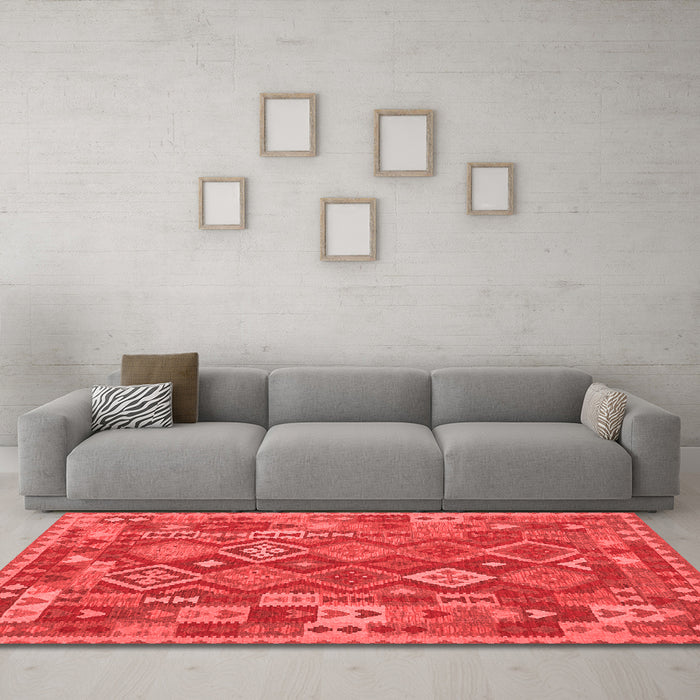 Traditional Red Washable Rugs