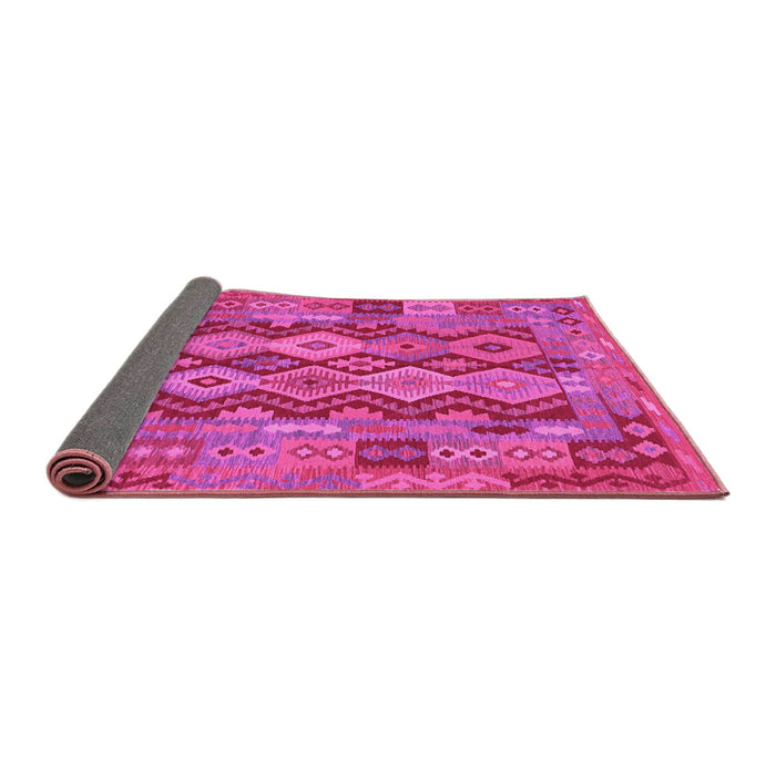 Sideview of Oriental Pink Traditional Rug, con1674pnk