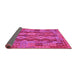 Sideview of Oriental Pink Traditional Rug, con1674pnk