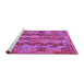 Sideview of Machine Washable Oriental Purple Traditional Area Rugs, wshcon1674pur