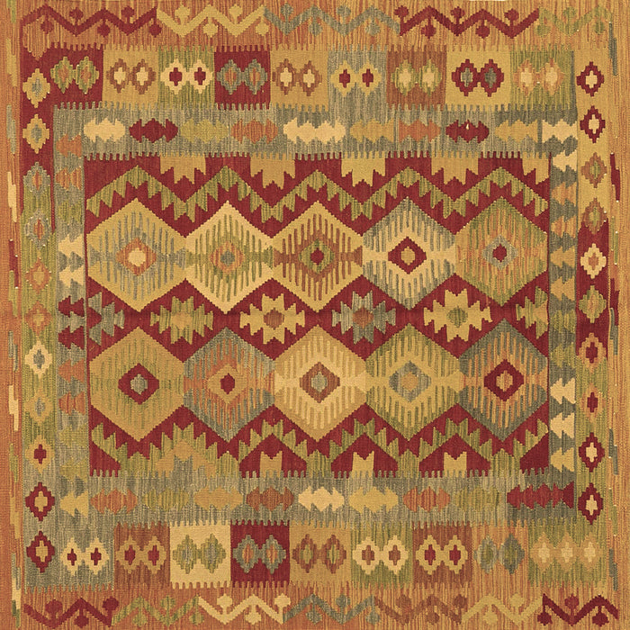 Square Oriental Brown Traditional Rug, con1674brn