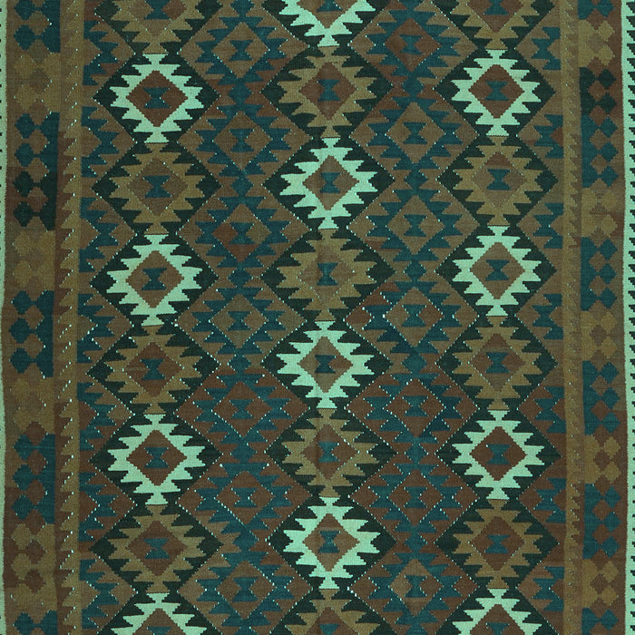 Oriental Turquoise Traditional Rug, con1675turq
