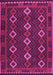 Machine Washable Oriental Pink Traditional Rug, wshcon1675pnk